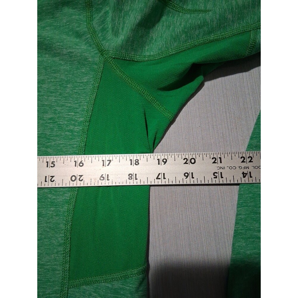 Lululemon Sweater Mens Large Green Running Yoga 1/4 Zip Pullover Active - Picture 5 of 7